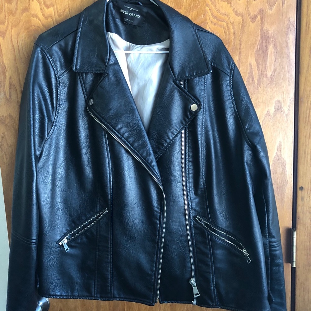 Vegan Leather Plus size jacket